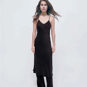 Elegant Black Slip Dress